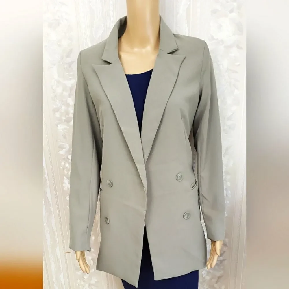 Rachel Zoe Double Breasted Open Front Blazer NWT